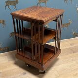 Antique revolving bookcase