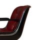 Charles Pollock Executive Chair for Knoll, burgundy leather