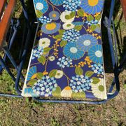 1970s folding camping chairs, garden chairs