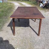 Oak farm table, 2 extensions
