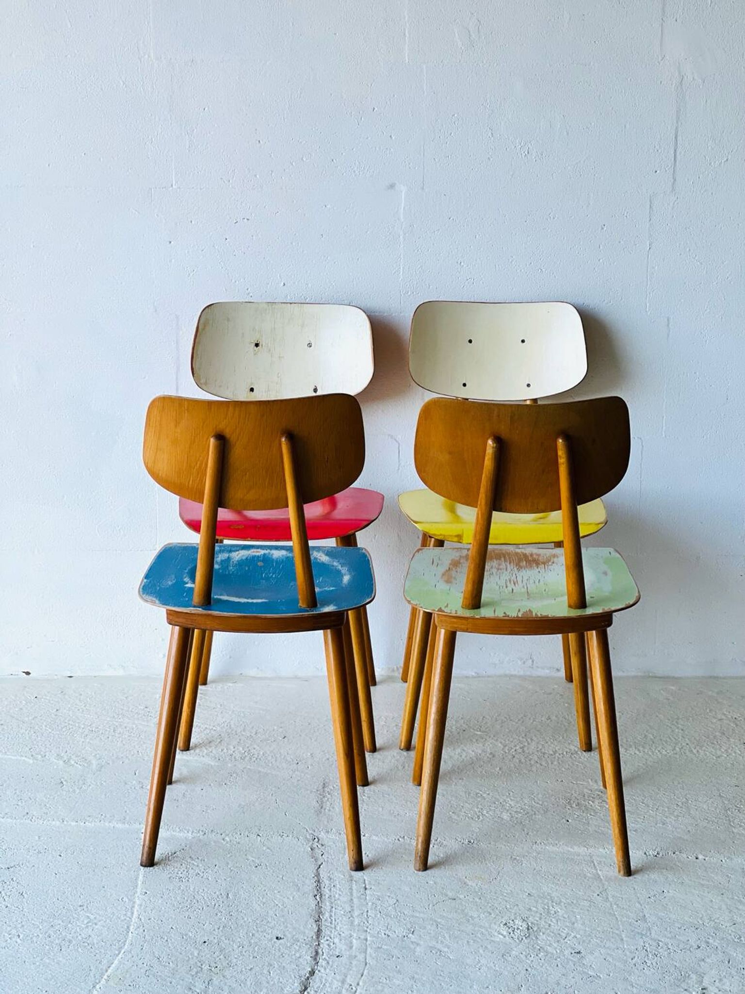 Bistro chairs from TON, 1960s