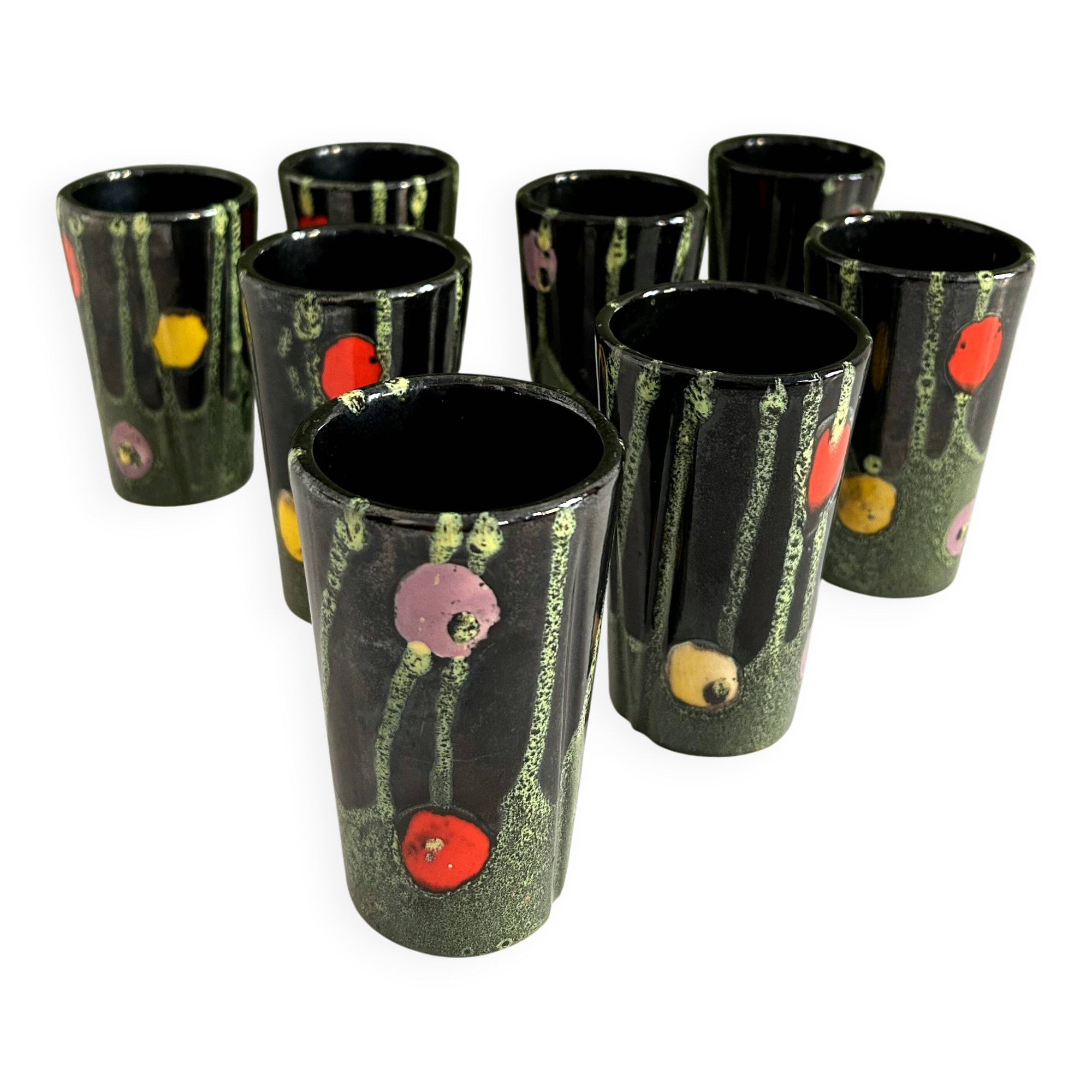 Vallauris ceramic mugs