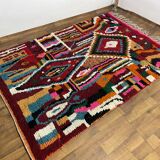 Tapis marocain artisanal authentique 2.5 x 1.5 m