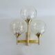 Large vintage glass sconce from Sciolari