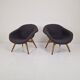 Lot de deux fauteuils baquets par Miroslav Navrátil pour Vertex, années 1960