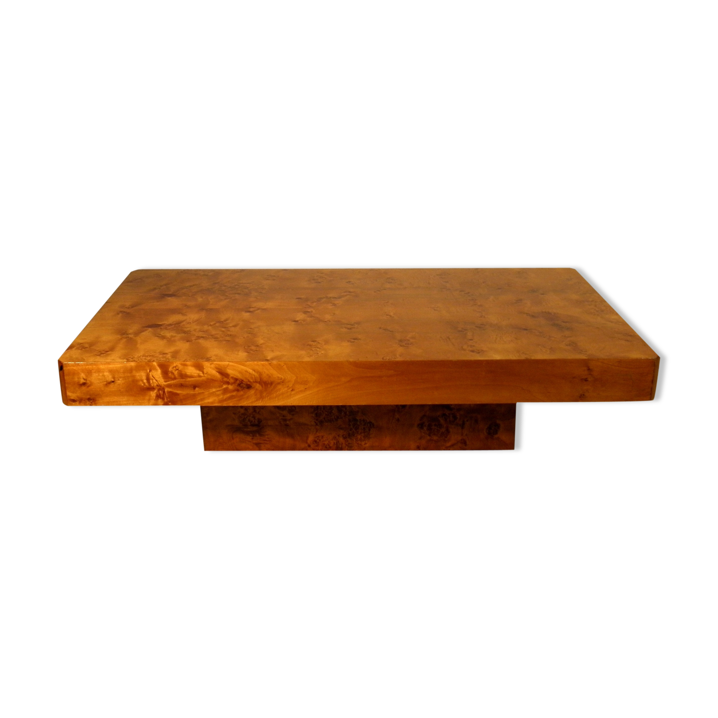 Elm magnifying glass coffee table