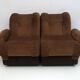 Space Age Italian Velvet Modular Sofa, 1970s