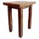 Spanish Baroque Oak Side Table or Stool, Wabi-Sabi Style, 18th C.