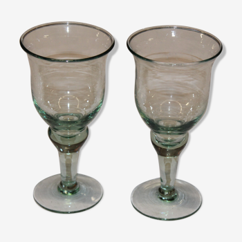 Pair of absinthe glasses