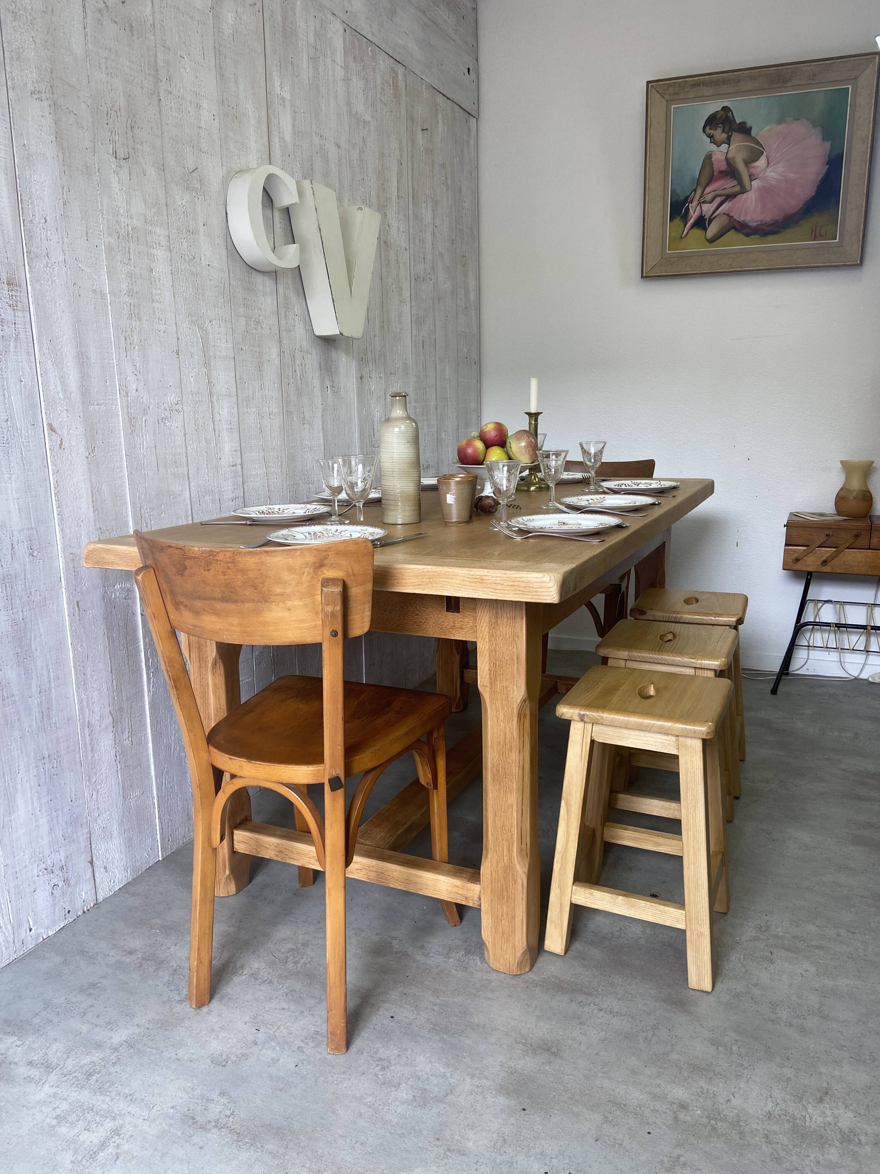 Oak farmhouse table 160x90CM