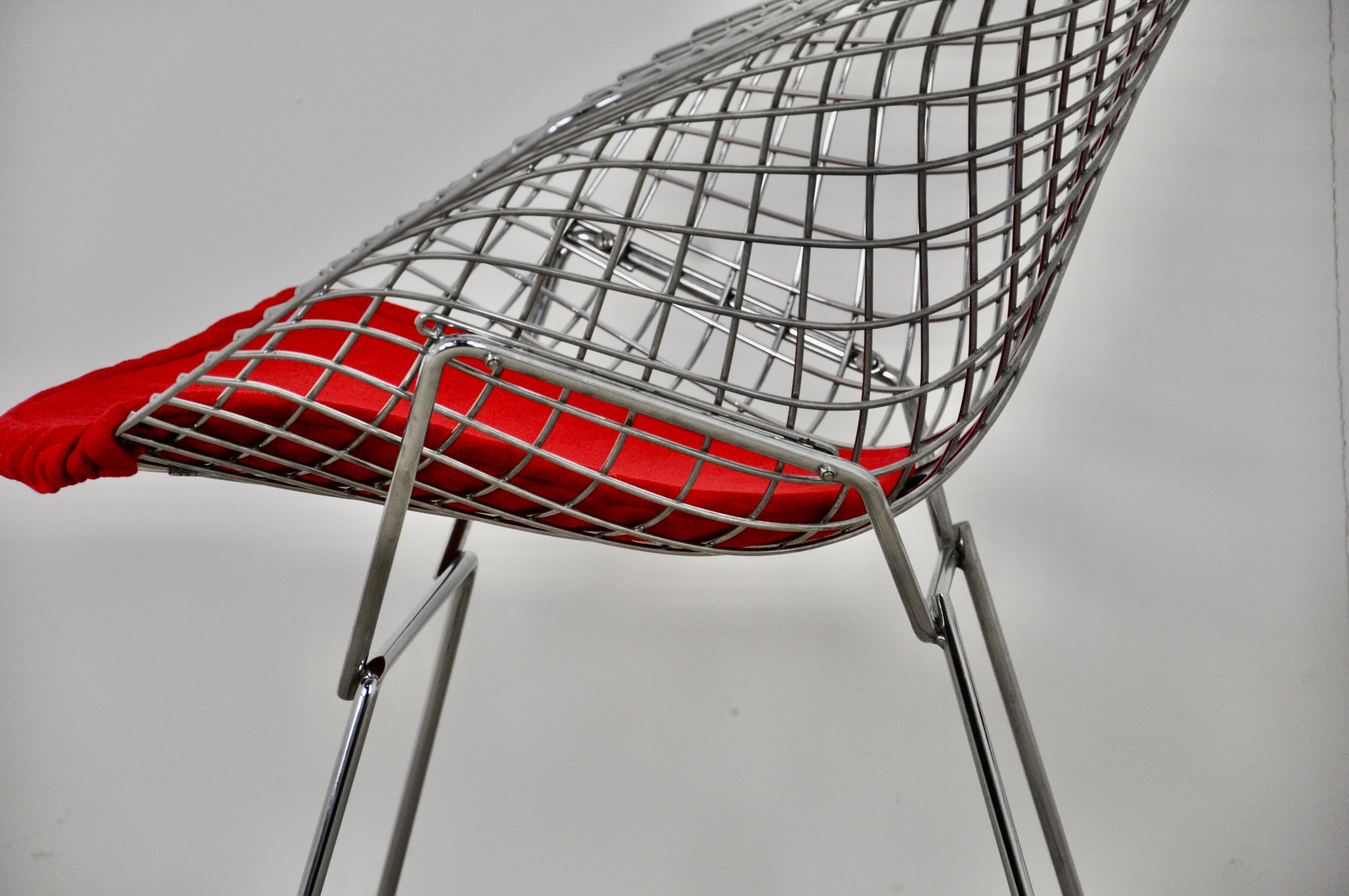 Diamond chairs by Harry Bertoia for Knoll, 1980s