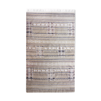 Tapis kilim beige taupe 140x220cm