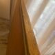 Large and old wooden mirror