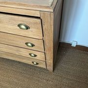 Vintage craft furniture style chest of drawers