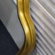 Narrow vintage wall mirror in gilded wood – Louis XV style – 102 cm