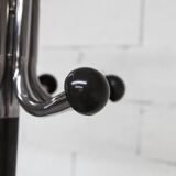 Portemanteau perroquet industriel 1970 porte parapluie et 12 patères 193cm