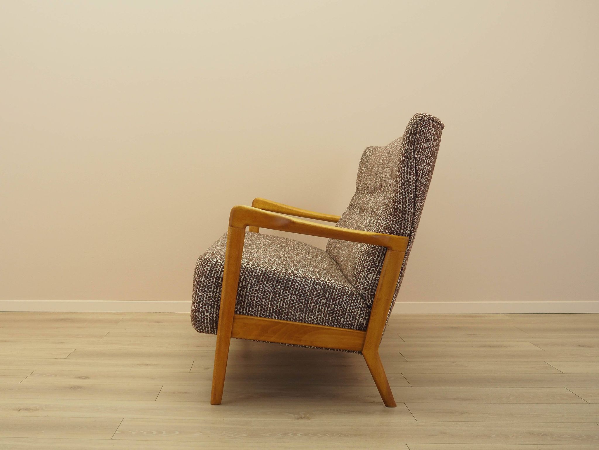 Beech sofa, Danish design, 1960s, manufacturer: Fritz Hansen