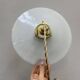 Vintage white opaline pendant light