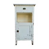 Chevet, table de nuit en bois, clinique en Suisse, années 30-40