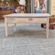 Farmhouse coffee table in oak