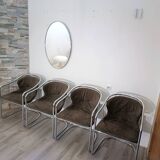 Cantilever chairs Series S by Gastone Rinaldi for Rima 1970s