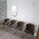 Cantilever chairs Series S by Gastone Rinaldi for Rima 1970s