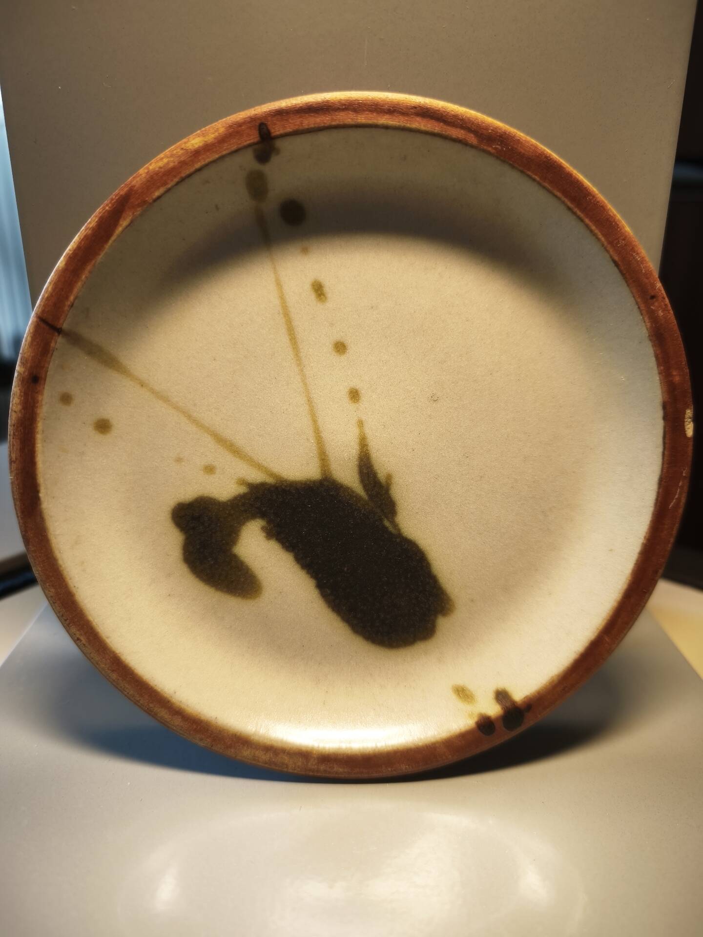 Bowl and saucer Pottery of the Dove Orriule Madeleine Brault