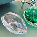Cendrier Murano bullé rose