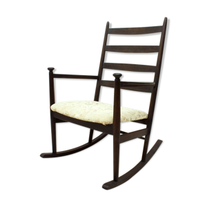 Rocking-chair brun foncé