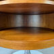 Arkana Maurice Burke, swivel side table with tulip base.