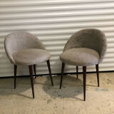 Lot two fur chairs 1970