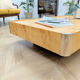 Table basse vintage par Jean Claude Mahey