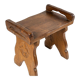 Tabouret en bois sculpté, chêne, 1950-1960