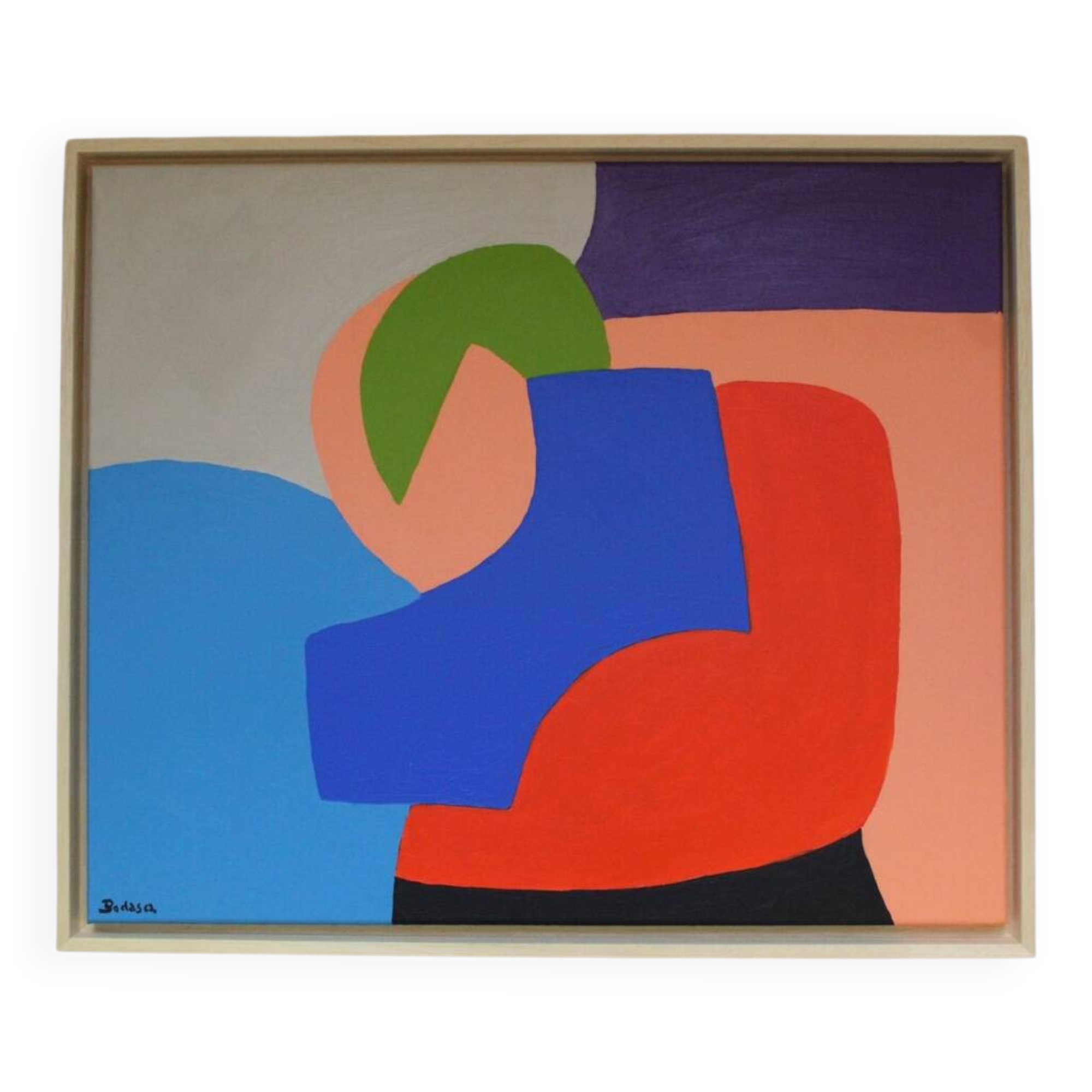 Modern colorful abstract painting