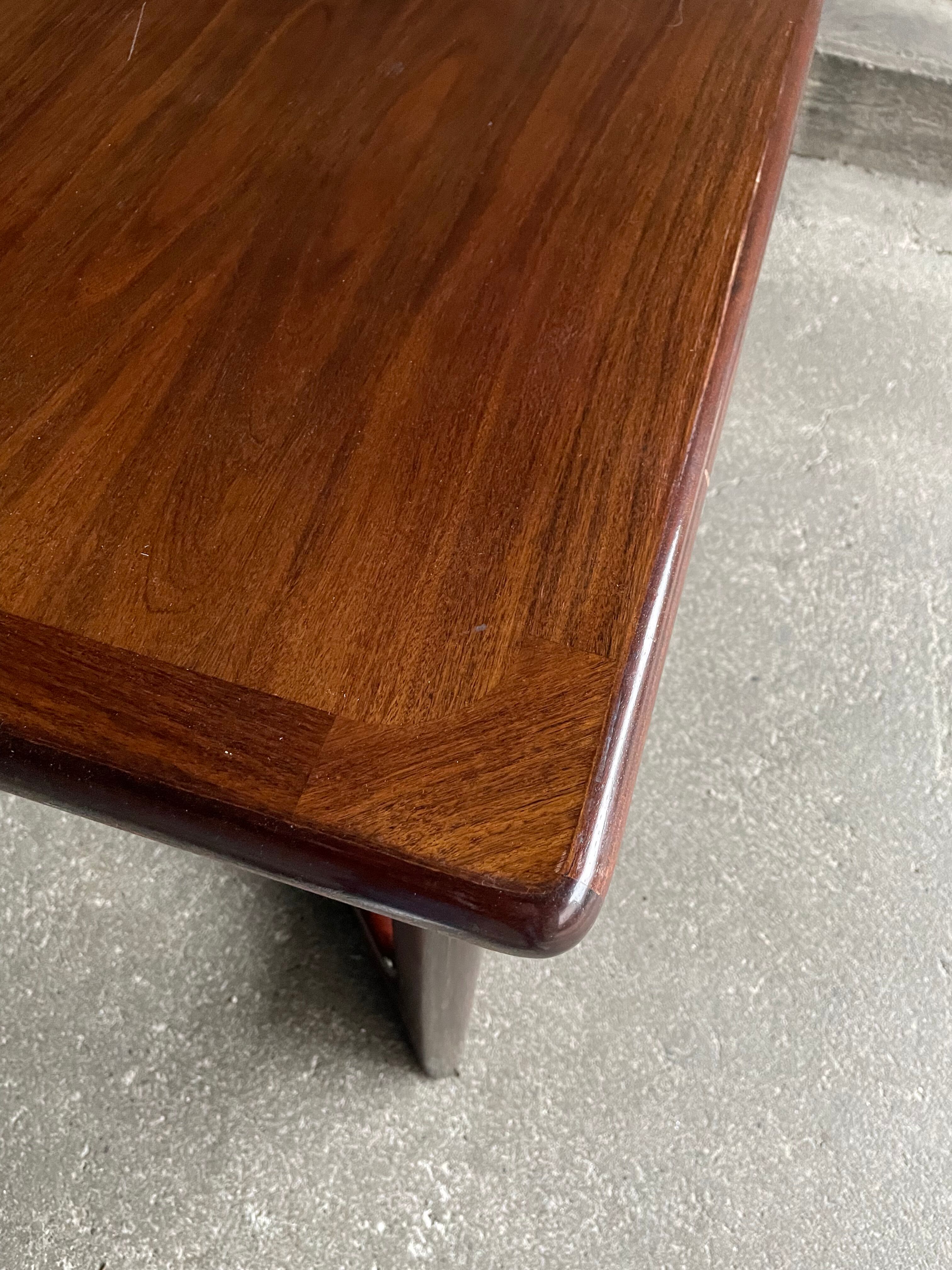 Danish rosewood coffee table by dyrlund, 1960s
