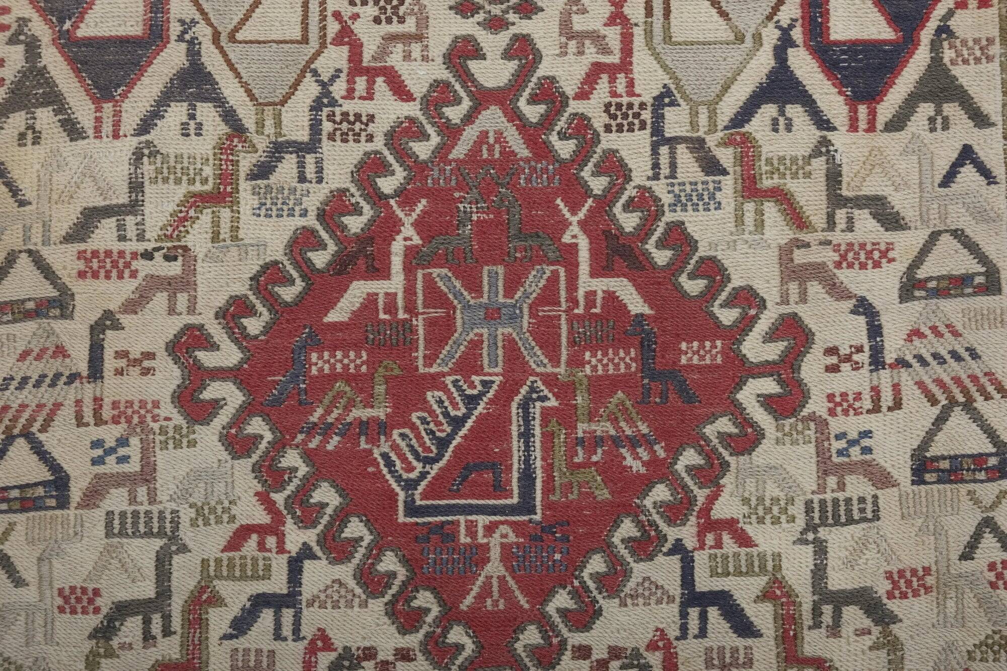Vintage Turkish hallway rug 72x194 cm
