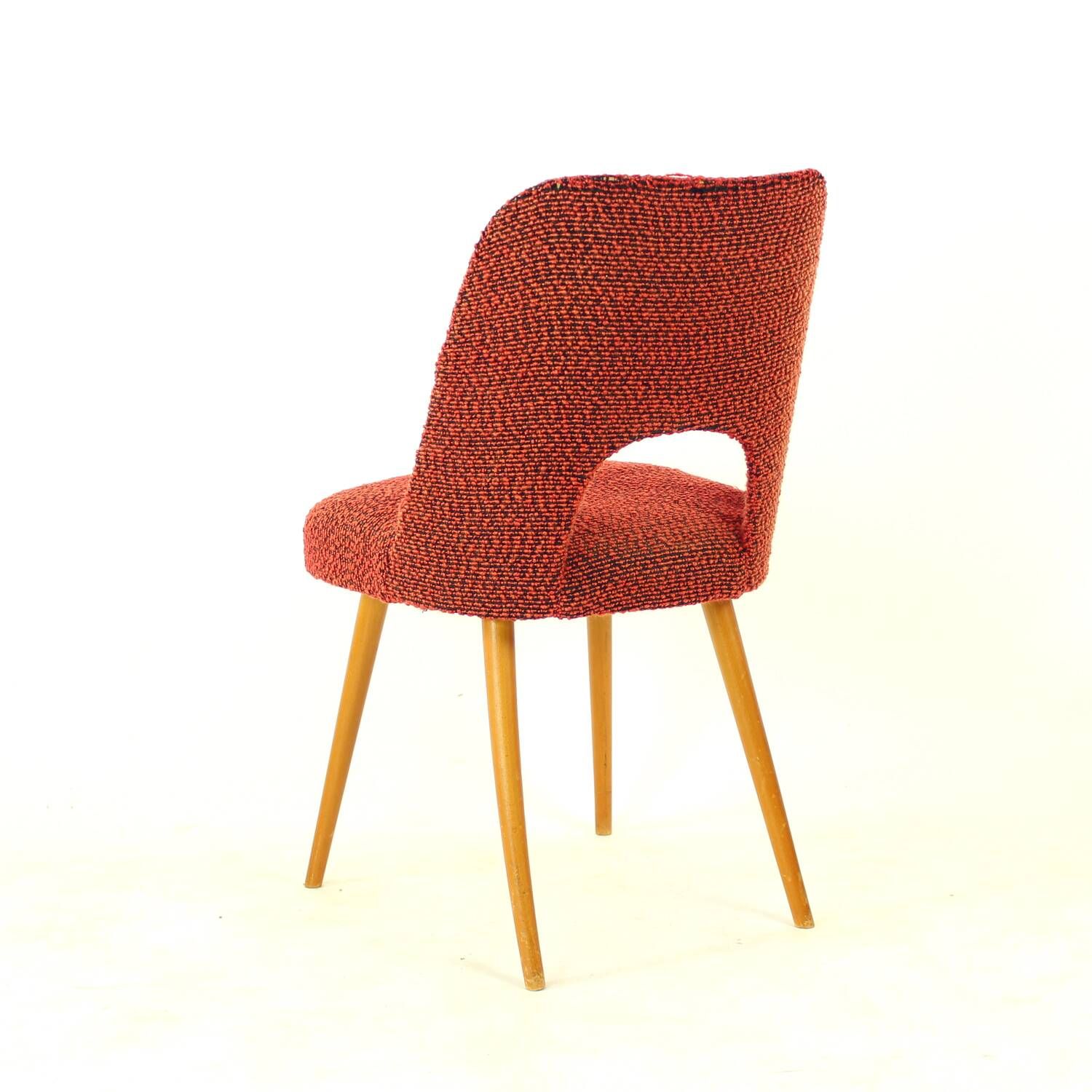 Vintage Dining Chairs By Oswald Heardtl For Ton, Czechoslovakia 1960s, Set