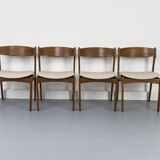 Chaises de salle à manger danoises en teck par Erik Buch pour OD Møbler, années 1960, lot de 4