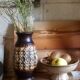 German ceramic vase from manufacturs "Jasba" 60s west Germany