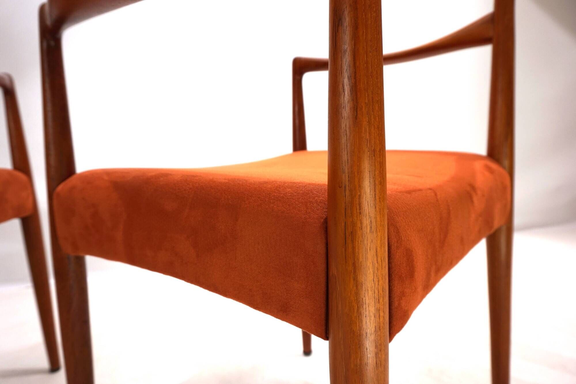 Set of 2 Gustav Bahus Bambi teak chairs by Rolf Rastad & Adolf Relling, 196