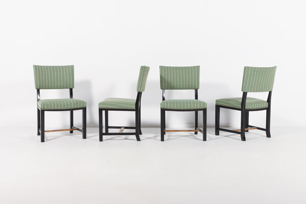 Set of 4 chairs by Otto Schulz Sweden 1940