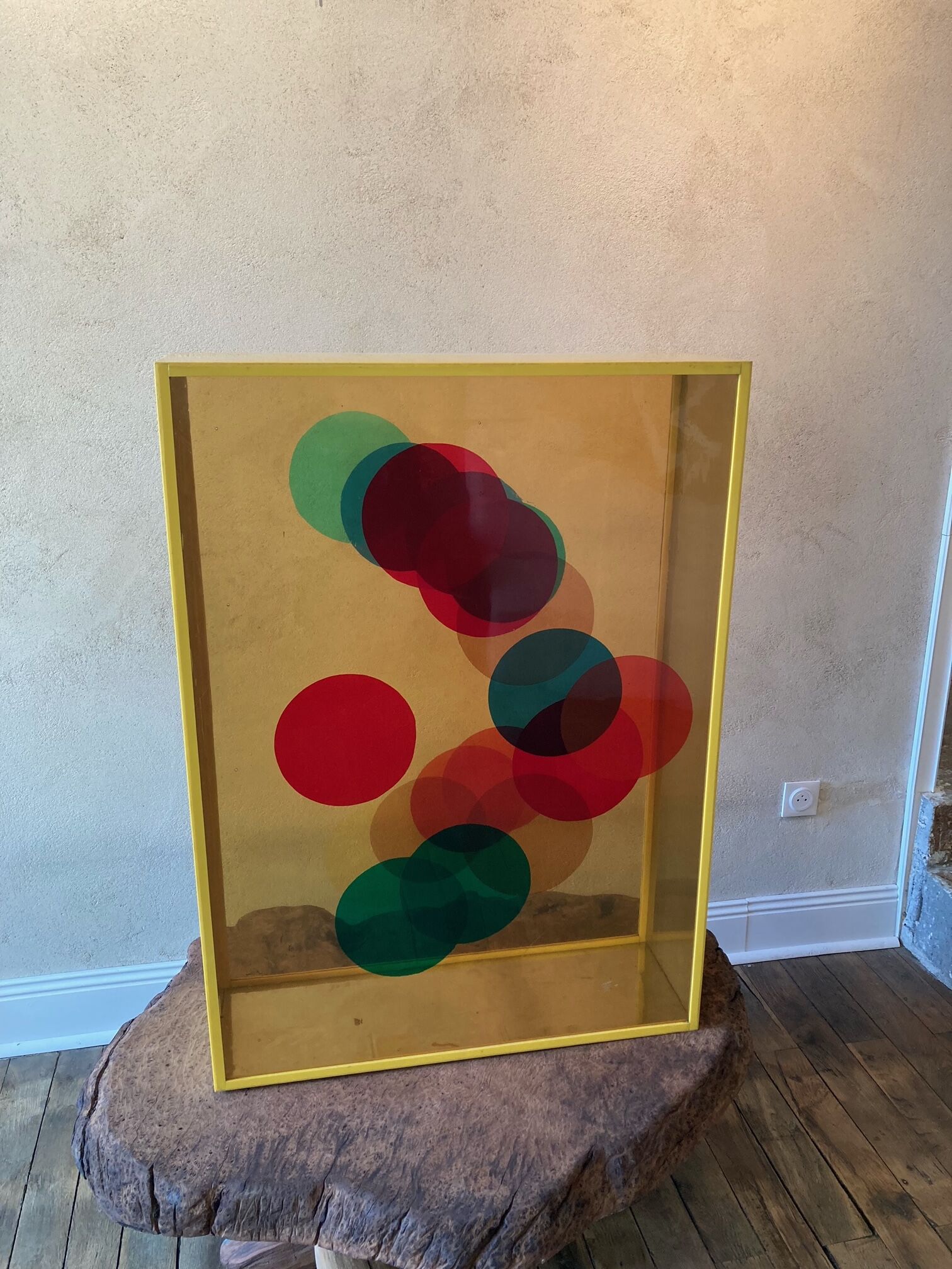 Boite sculpture double face en plexiglas, Eugenio Degani
