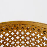 Golden umbrella stand Hollywood Regency by Li Puma Firenze, Italy 1950s