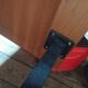 Sliding door cabinet