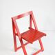 Vintage wooden folding chairs 1960s