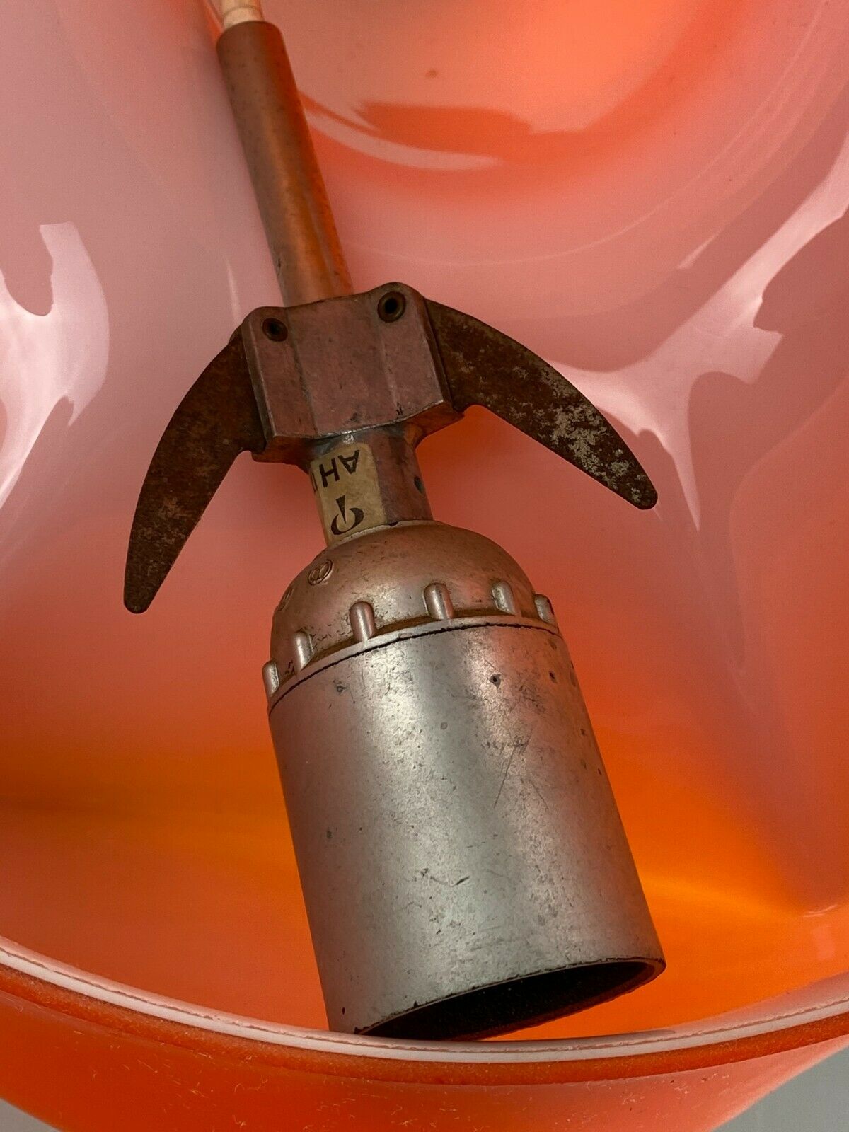 60s 70s Peill & Putzler hanging lamp ceiling lamp glass space design lamp