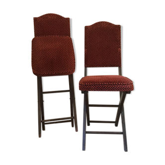 Lot de 2 chaises d'appoint