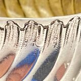 Pair of silver salt cellars and spoons