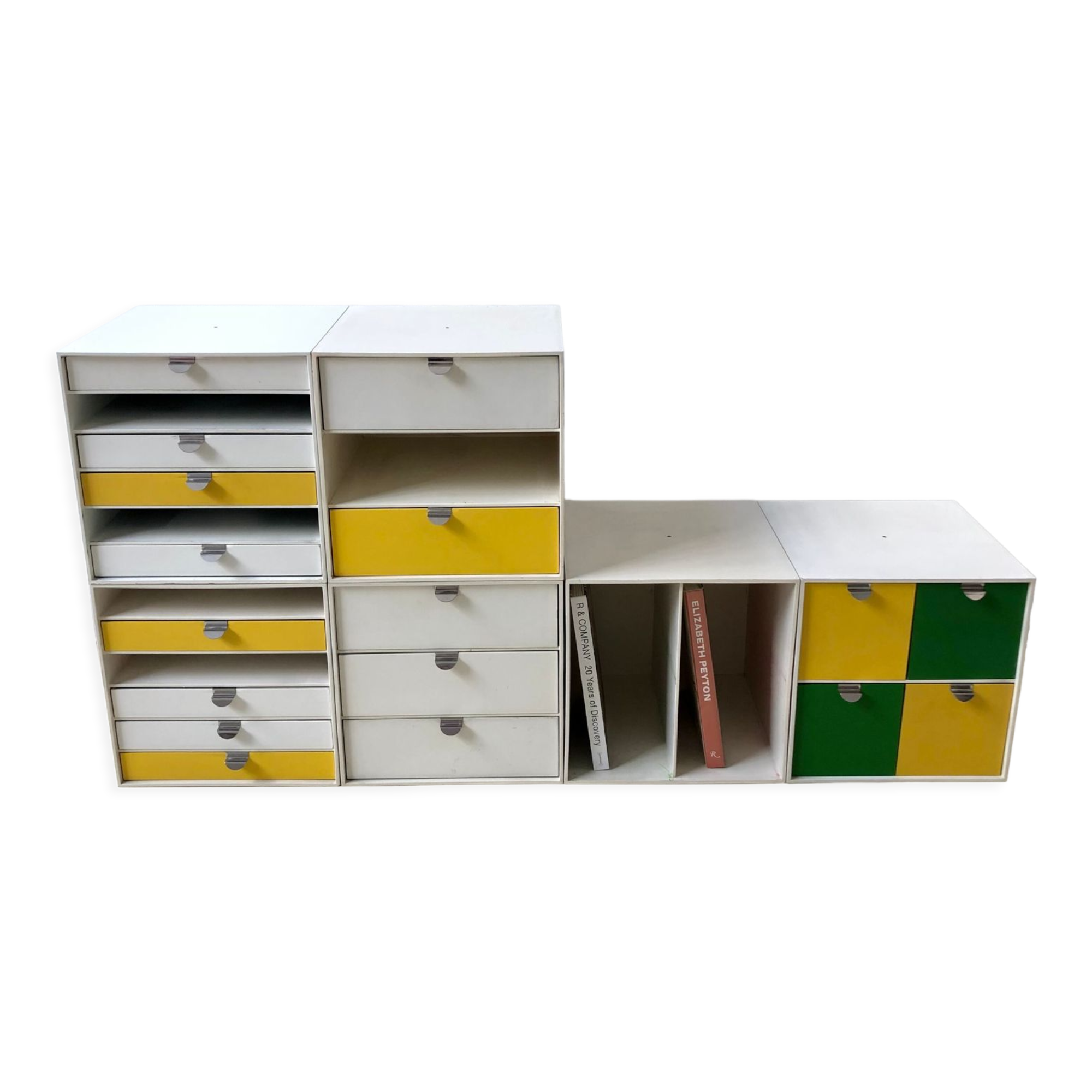 Set of 6 storage cubes Palaset design by Ristomatti Ratia, Treston edition, 1972