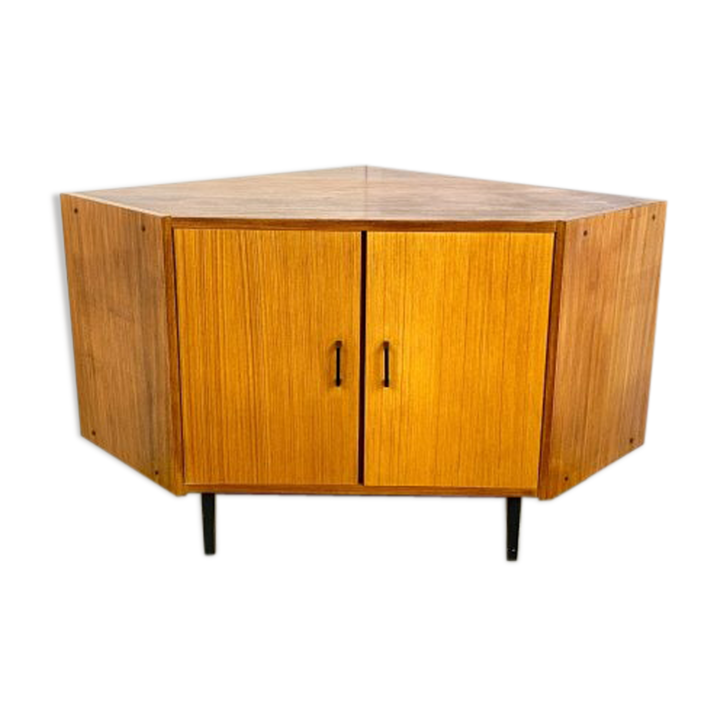 Retro corner TV cabinet